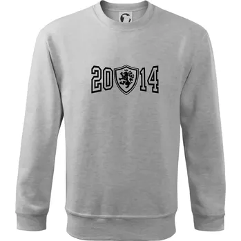 Chlapecké tričko Narozeninový motiv - znak - 2014 - Mikina Essential dětská - 146 cm/10 let ( Světlešedý Melír )