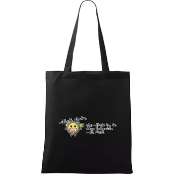 Mlčeti zlato - fušeři - Taška bavlněná - 42 x 38 cm ( Černá )