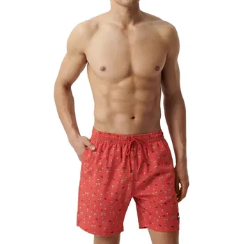 Pánské plavky Pánské plavky Atlantic korálová se vzorem- rychleschnoucí, korálová L i41_9999956894_2:korálová_3:L_