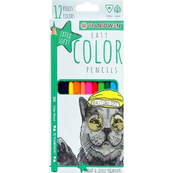 Pastelka Trojhranné pastelky - 12 ks - PK2-32