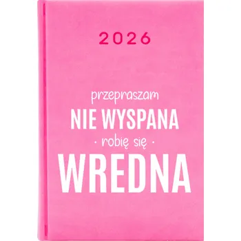 Kalendář Knižkový kalendář 2026 A5 Cute Cups růžový