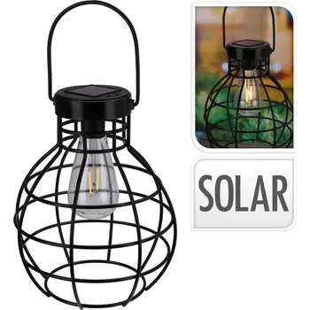 Venkovní osvětlení Solární lampa Koopman , černá, 24,5 cm, 1 ks
