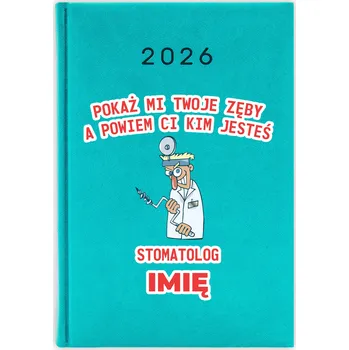 Kalendář Knižkový kalendář 2026 A5 FunnyCase modrý