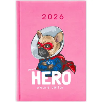 Kalendář Knižkový kalendář 2026 A5 FunnyCase modrý