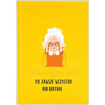 Diář Knižní diář 2026 A5 FunnyCase žlutý