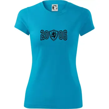 Dámské tričko Narozeninový motiv - znak - 2006 - Dámské Fantasy sportovní (dresovina) - 2XL ( Světlý tyrkys )
