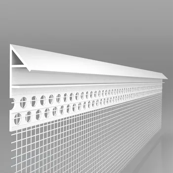 Stavební profil LIKOV LX-AT – Ukončovací atiková lišta pro ETICS - 6 mm, 2,5 m