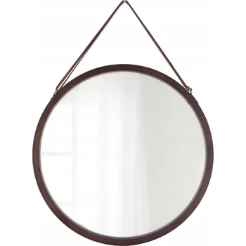 Zrcadlo Zrcadlo Tendance nástěnné kulaté, dřevěný rám 38 x 51 mm