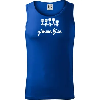 Gimme five - dej mě pět - pětiválec - Tílko pánské Core - XL ( Královská modrá )
