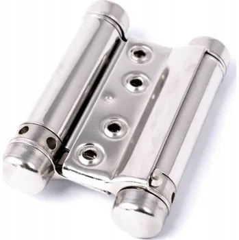 pant KYVNÝ ZÁVĚS PANTY 125MM PRUŽINOVÝ DVEŘNÍ CHROM PEVNÝ SILNÝ STŘÍBRNÝ