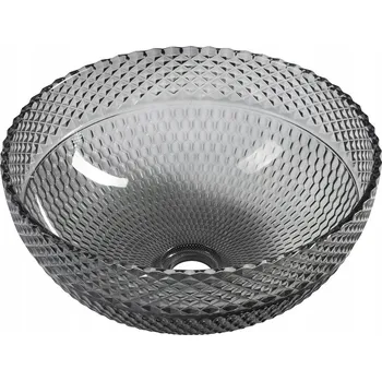 Umyvadlo Umyvadlo na desku kulaté SAPHO 39,5 cm černé