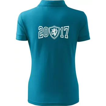 Narozeninový motiv - znak - 2017 - Polokošile dámská Pique Polo - S ( Tmavý tyrkys )
