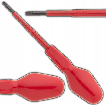 Šroubovák ŠROUBOVÁK ELEKTROTECHNICKÝ S IZOLACÍ 1000V PLOCHÝ SL3 x 80 mm