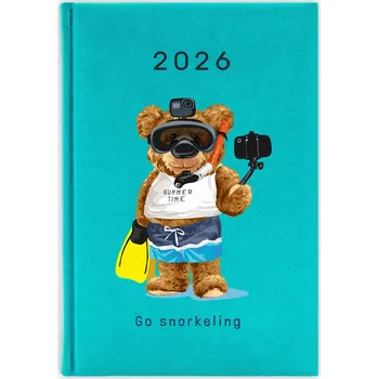 Kalendář Knižkový kalendář 2026 A5 FunnyCase modrý