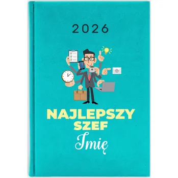 Kalendář Knižkový kalendář 2026 A5 FunnyCase modrý