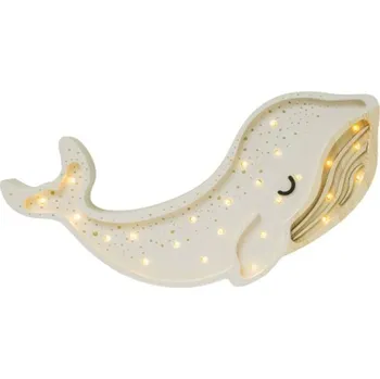 Lampička Lampa Little Lights Whale Barevná kombinace: Albino White