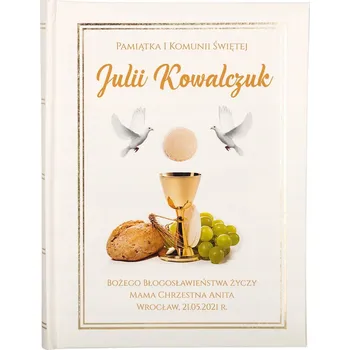 Fotoalbum Fotoalbum s s potiskem pro první svaté přijímání 10x15 na 100 fotografií - Kraina Albumów