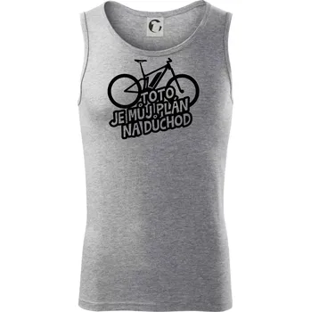 Ebike plán na důchod - Tílko pánské Core - XL ( Tmavě šedý melír )