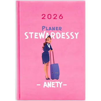 Kalendář Knižkový kalendář 2026 A5 FunnyCase modrý