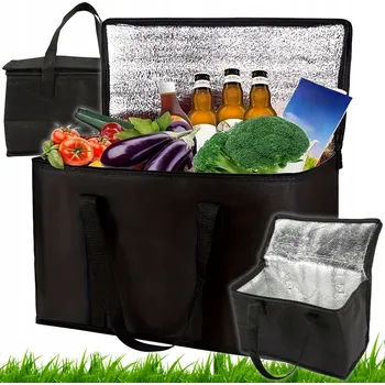 Termobox Termotaška Mawe Taška na oběd Udržuje teplotu Pikniková černá 35 l