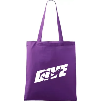 Freediving - Dive - Taška bavlněná - 42 x 38 cm ( Fialová )