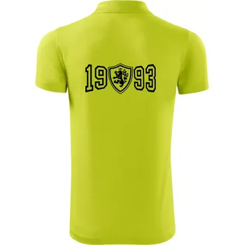 Pánská košile Narozeninový motiv - znak - 1993 - Polokošile Victory sportovní (dresovina) - S ( Limetková )