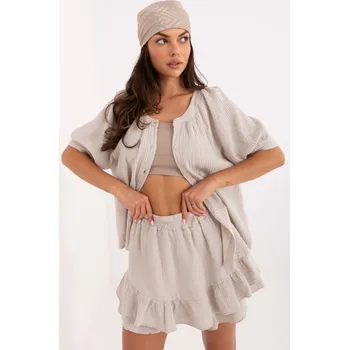Dámská halenka Letní sada z bavlněného mušelínu: košile i šortky, universal i240_215525_2:universal