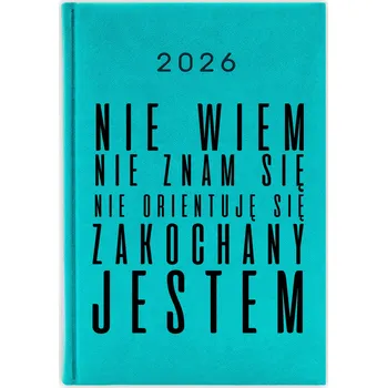 Kalendář Knižkový kalendář 2026 A5 FunnyCase modrý