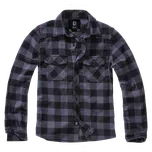 Brandit dětská košile s dlouhými rukávy, černo šedá