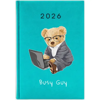 Kalendář Knižkový kalendář 2026 A5 FunnyCase modrý