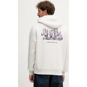 Pánská mikina Mikina Alpha Industries 156339.752 šedá 09C, vel. M