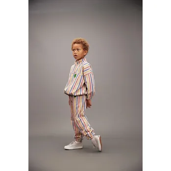 Chlapecké kalhoty Dětské bavlněné tepláky Mini Rodini Clover 25730132 šedá 09X, vel. 92-98