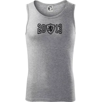 Narozeninový motiv - znak - 2013 - Tílko pánské Core - M ( Tmavě šedý melír )