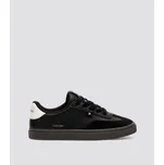 TOCA Teak Black Diamond Leather Off-White Accents Sneaker