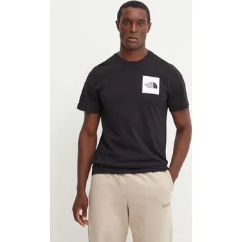 Pánské tričko Tričko The North Face Fine Tee černá barva, s aplikací, NF0A8A6MJK31 99X, vel. XL
