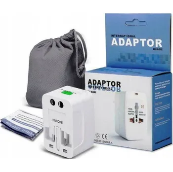 CESTOVNÍ ADAPTÉR ZÁSUVKY UK USA EU UNIVERZÁLNÍ PRO CELÝ SVĚT