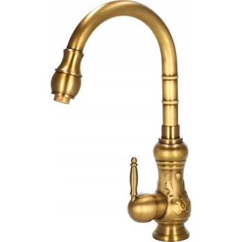 Vodovodní baterie Kuchyňská stojánková baterie, staromosaz BELFAST