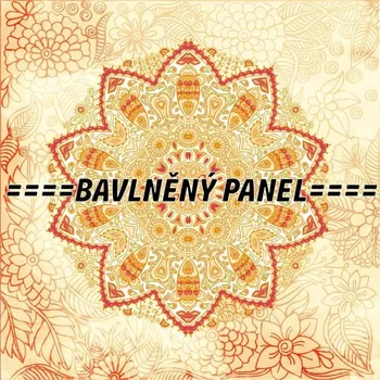 Panel bavlna - MANDALY-147-87 Velikost: 20x20cm