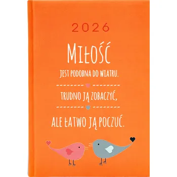 Kalendář Knižkový kalendář 2026 A5 oranžový