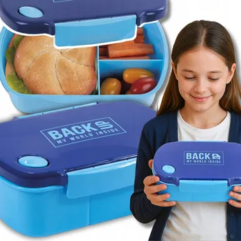 Svačinový box SVAČINOVÝ BOX PRO DÍVKU BOX DO ŠKOLY BACKUP 5 B38 DERFORM TRVANLIVÁ