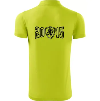 Pánská košile Narozeninový motiv - znak - 2015 - Polokošile Victory sportovní (dresovina) - M ( Limetková )