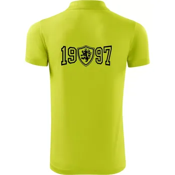 Pánská košile Narozeninový motiv - znak - 1997 - Polokošile Victory sportovní (dresovina) - L ( Limetková )