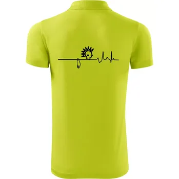 Pánská košile Ekg punk - Polokošile Victory sportovní (dresovina) - XL ( Limetková )