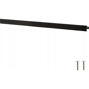 Nábytkové kování FEST FE7 NÁBYTKOVÁ ÚCHYTKA ČERNÝ MATNÝ PRO SKŘÍŇKU ZÁSUVKY 160 MM + VRUTY