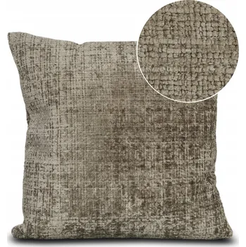 Polštář Dekorativní Polštář do obývacího pokoje Polštář FLUFFY 45x45cm měkký hnědý