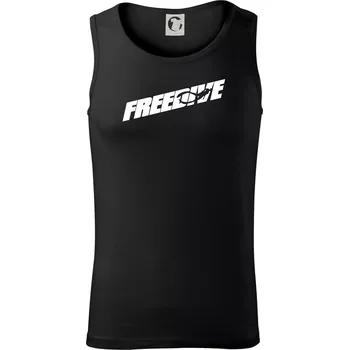 Pánské termoprádlo Freedive - nápis s potápěčem - Tílko pánské Core - 2XL ( Černá )