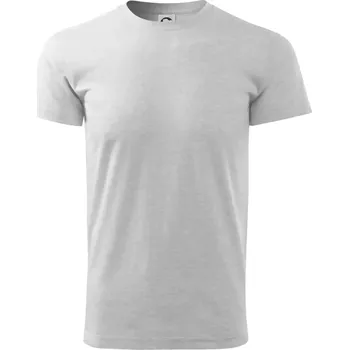 Pánské tričko BEZPOTISKU / bez potisku - Triko extra velké (5-8XL) - 6XL ( Světlešedý Melír )