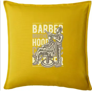 Polštář Barber Brotherhood - Polštář 50x50 - 50x50 - Pouze potah ( Žlutá )