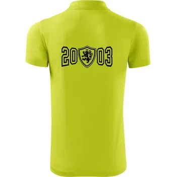 Pánská košile Narozeninový motiv - znak - 2003 - Polokošile Victory sportovní (dresovina) - XL ( Limetková )