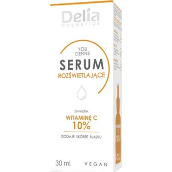 Pleťové sérum Delia rozjasňující sérum na obličej s vitamínem C 10 %, 30 ml
